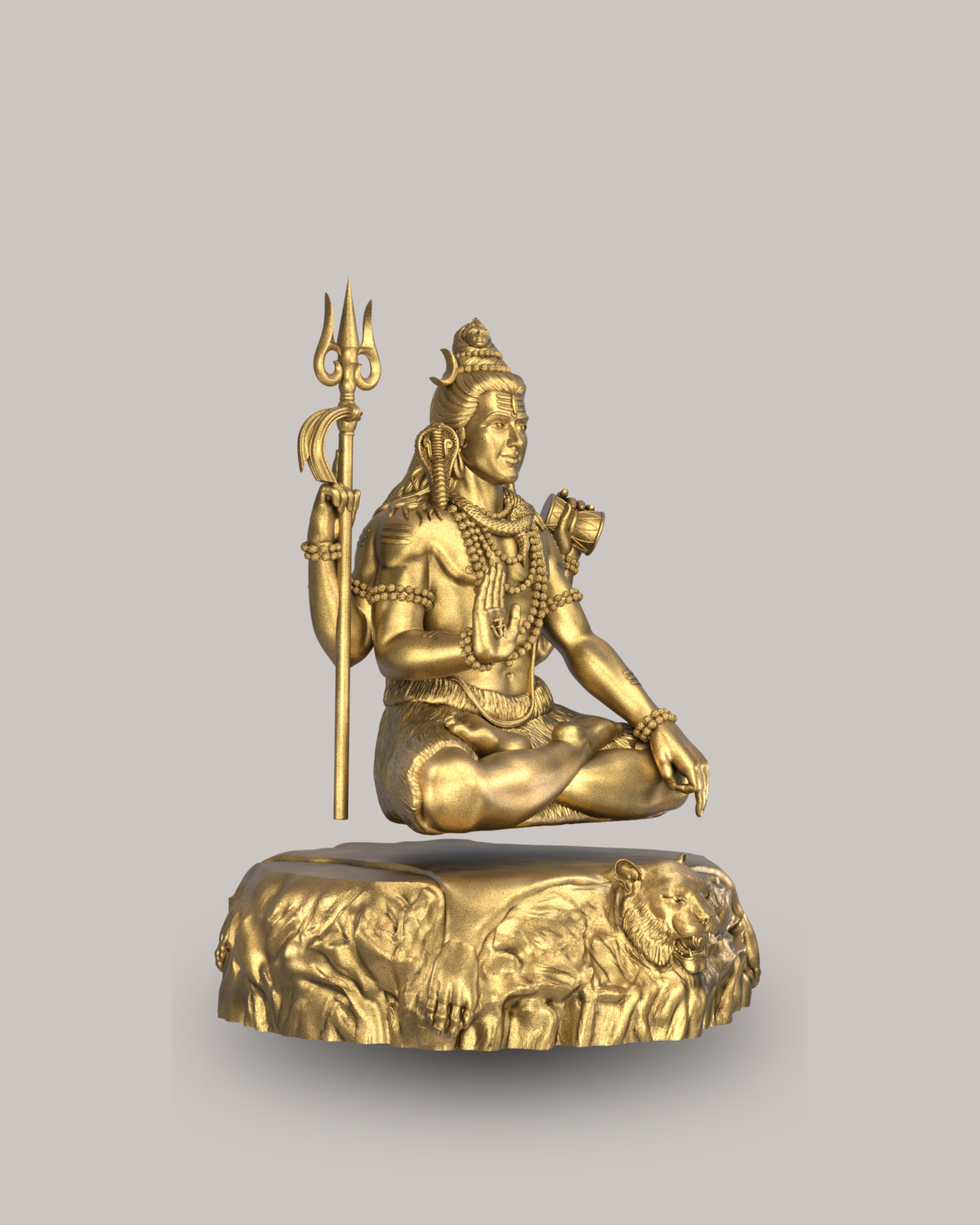 Levitating Shiva